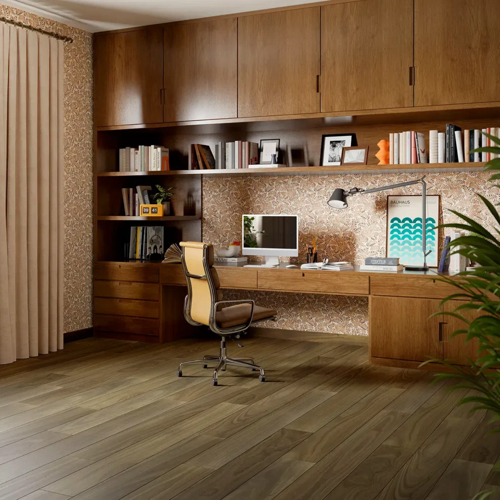 1802U Valencia Walnut 17068 Raw Umber Room 1 - The Floor Store