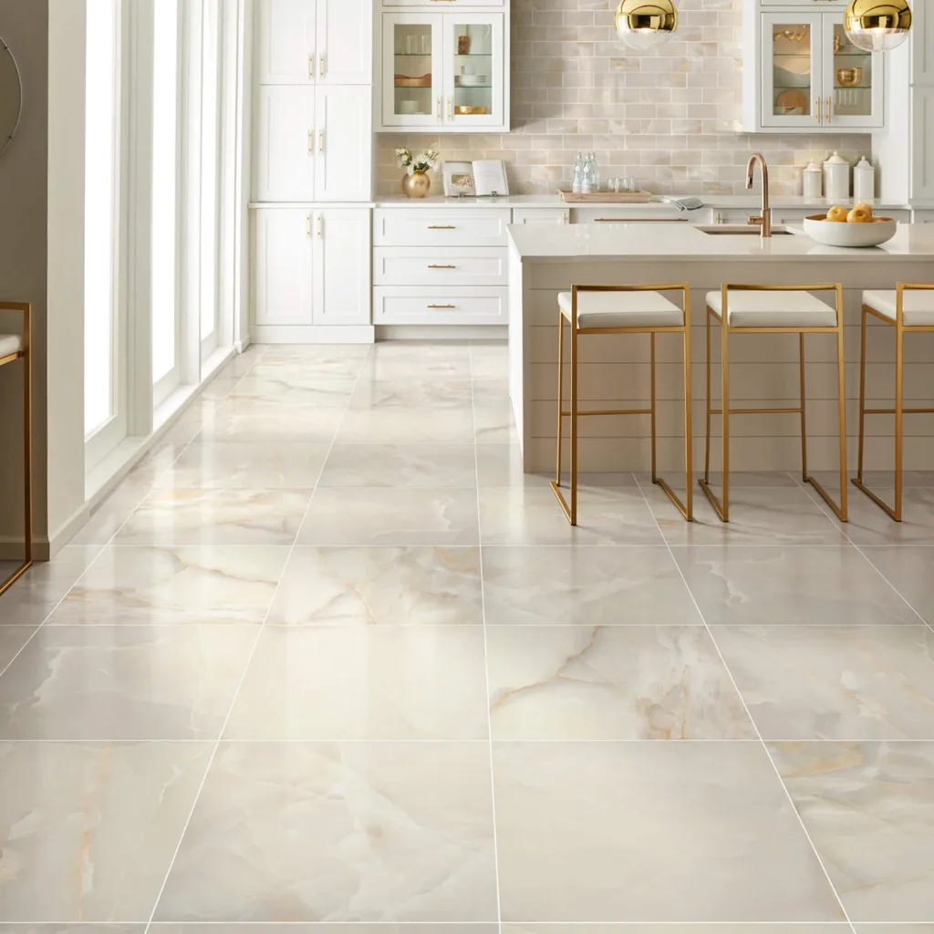 Gemstone Polished 336TS 00200 Beige 24x24 BrickMosaic RM V 1 - The Floor Store