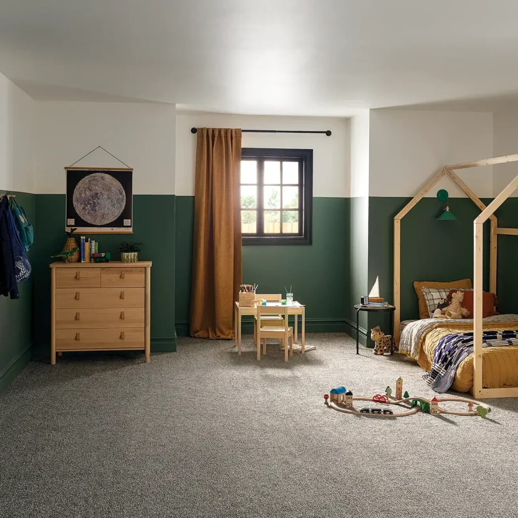 MJ007 TweedComfortBlue 00178 Bedroom H - The Floor Store