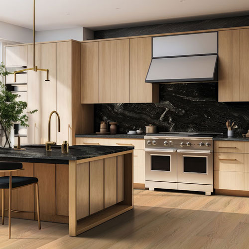 granite countertops in kitchen