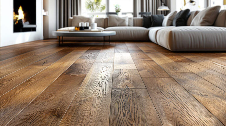 Textured Hardwood Floors for Added Depth and Character
